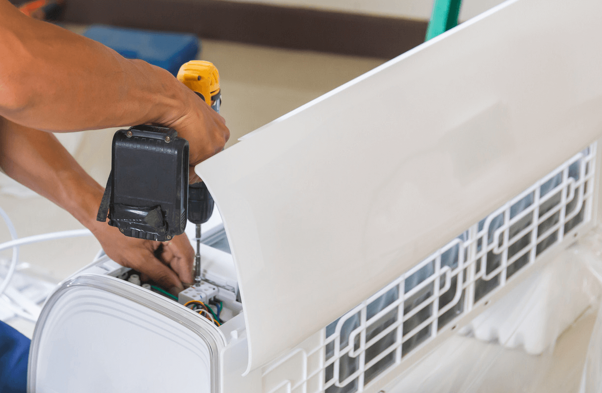 AC Unit Filter Cleaning